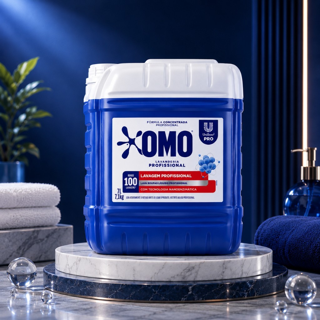 Galão de sabão líquido OMO Lavagem Profissional